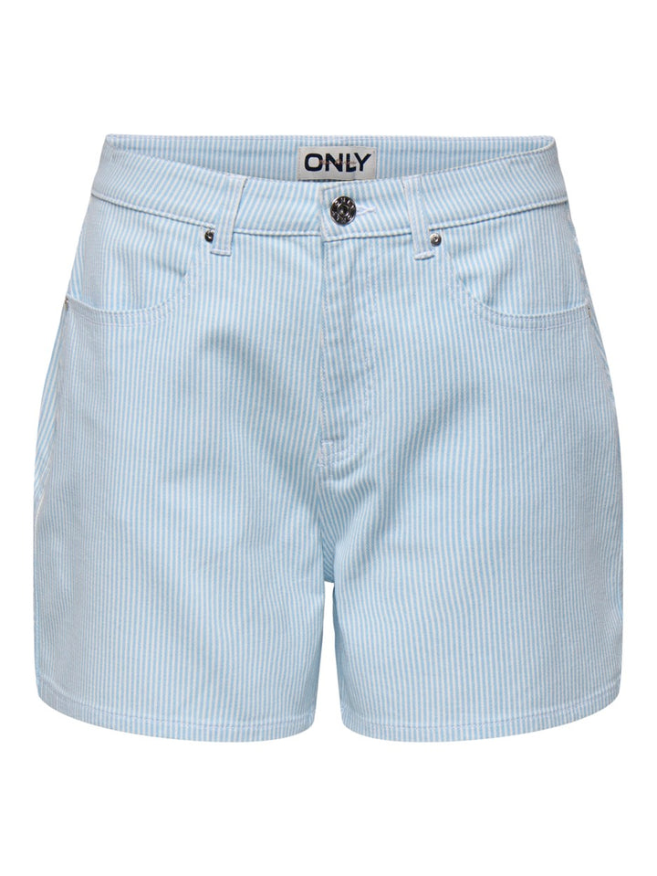 Onlvox Hw Stripe Shorts Pnt - Blauw Dessin