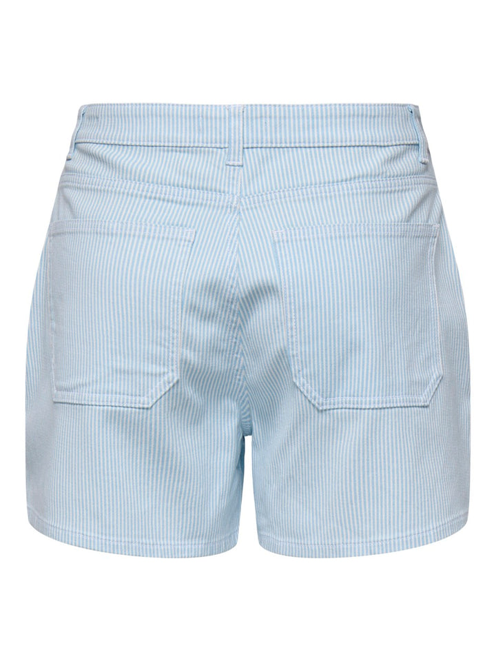 Onlvox Hw Stripe Shorts Pnt - Blauw Dessin
