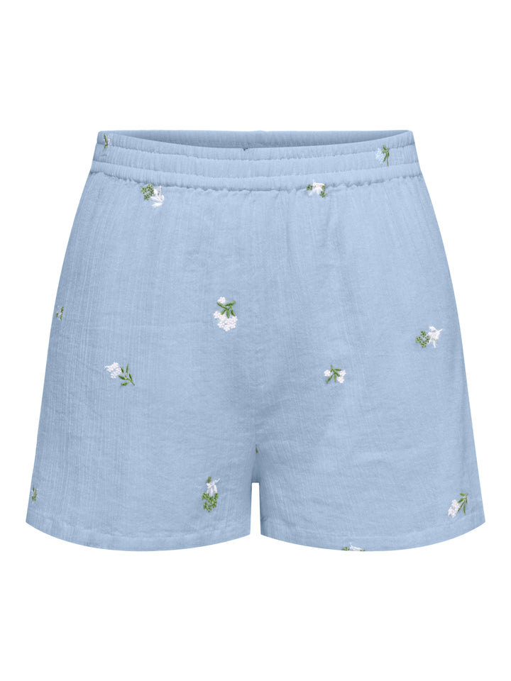 Jdyalba Hw Short Wvn - Blauw Dessin