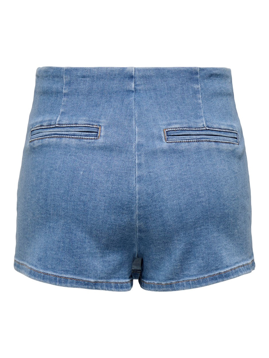 Onlmist-yasmine Mw Wrap Skort Dnm - Blue Denim