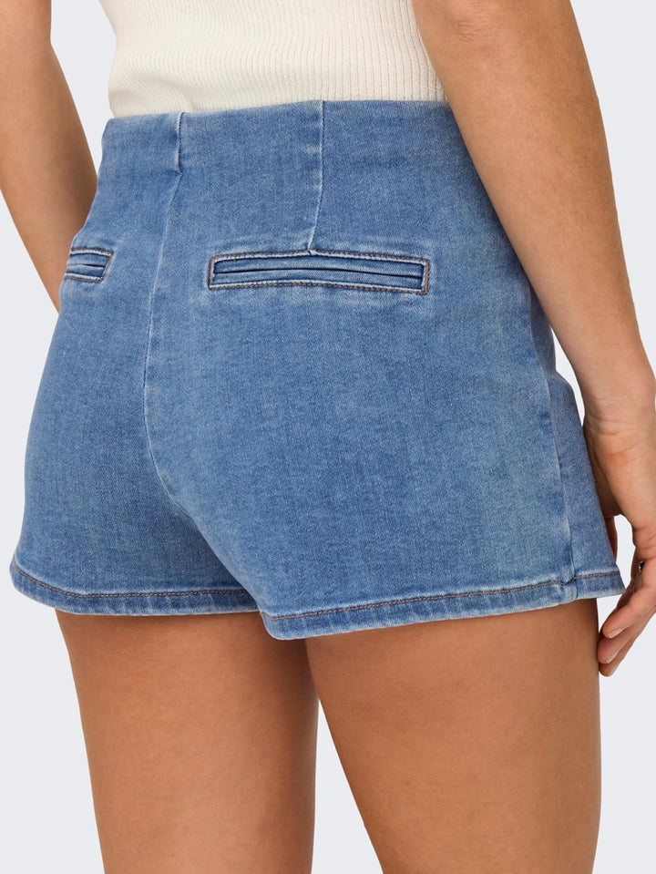 Onlmist-yasmine Mw Wrap Skort Dnm - Blue Denim