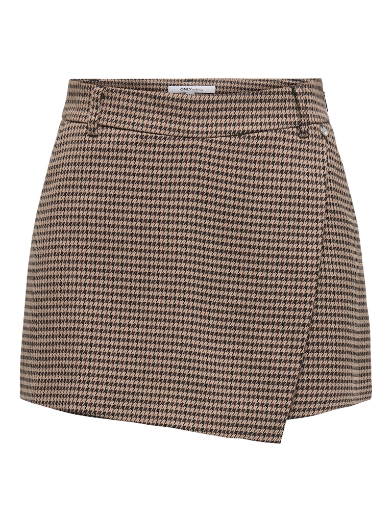 Onllettie Life Mw Check Skort Tlr - Bruin Dessin