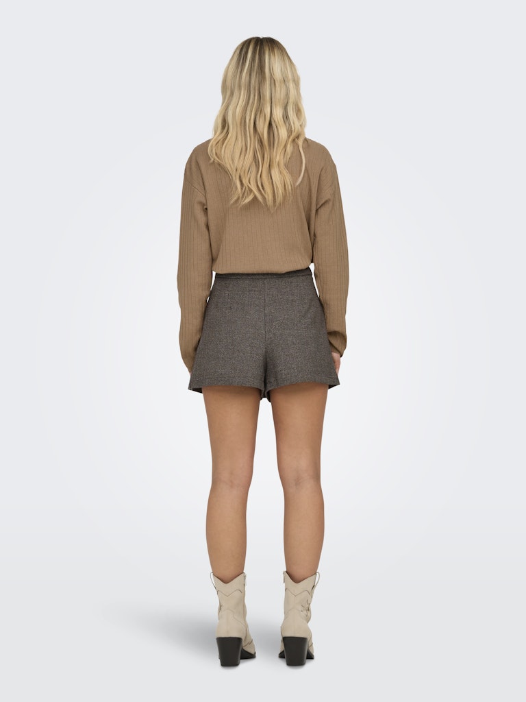 Onlelly-dell Hw Pleat Skort - Bruin Dessin