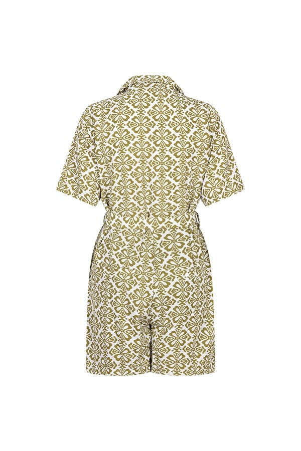 Playsuit Franceska - Groen Dessin