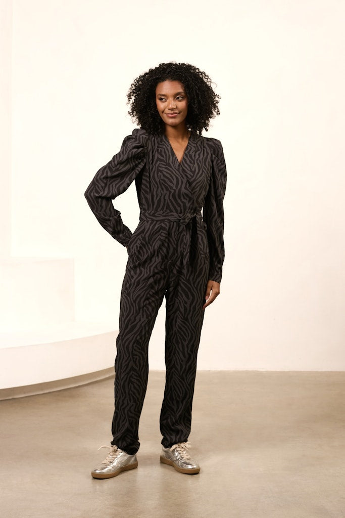 Jumpsuit Hanne - Zwart Dessin