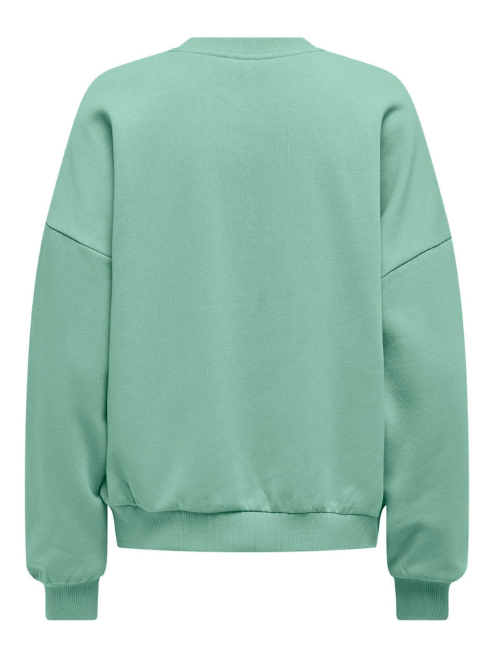 Onlbetty L/s O-neck Print Box Cs Swt - Mint