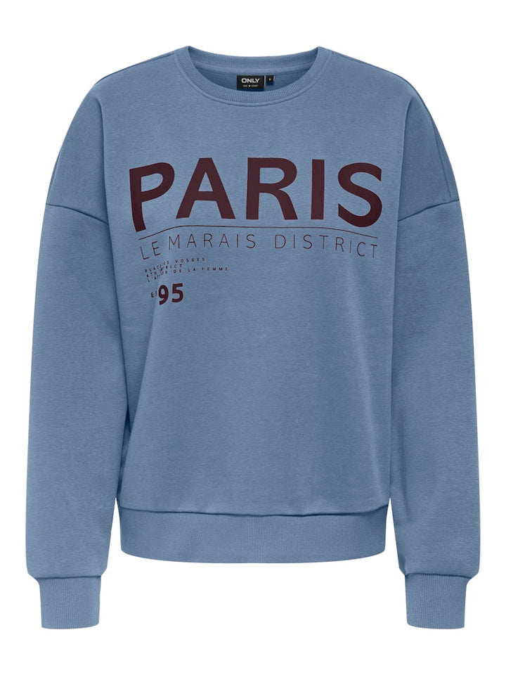 Onlzenja Boxy L/s Box Swt - Lichtblauw