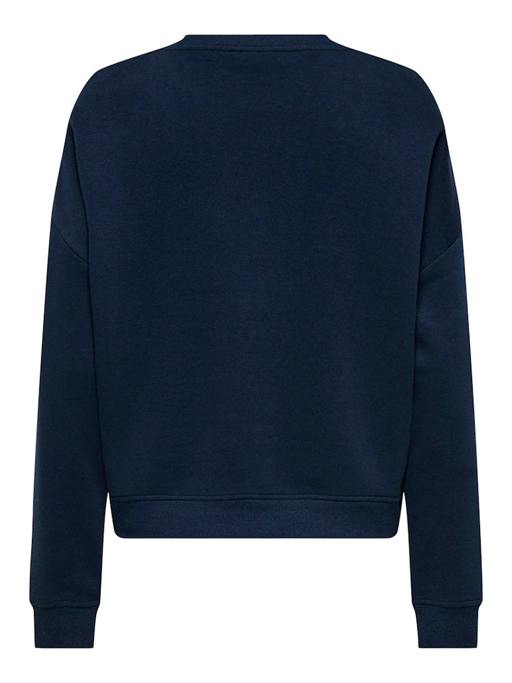 Onlsweat Life L/s Crew O.size State Noos - Navy