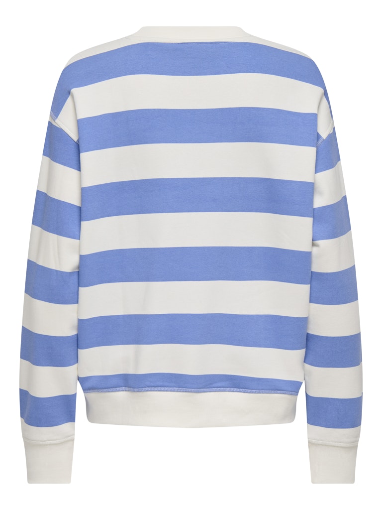 Jdybetina Ls Ebroidery Sweat - Blauw Dessin