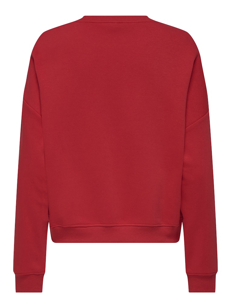 Onlsweat Life L/s Crew O.size State Noos - Rood