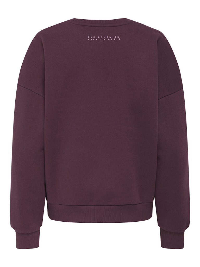 Onlzenja Boxy L/s Box Swt - Bordeaux