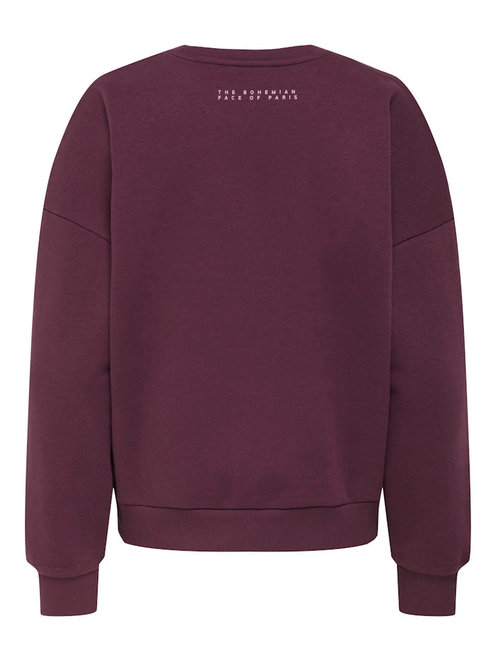 Onlzenja Boxy L/s Box Swt - Bordeaux