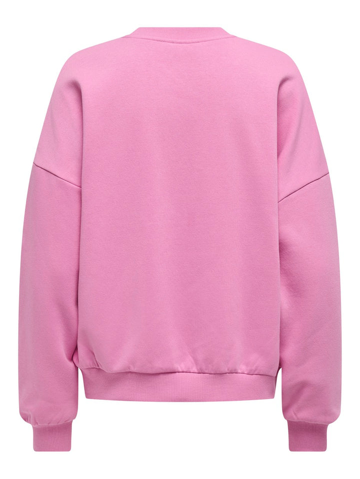 Onlbetty L/s O-neck Print Box Cs Swt - Roze