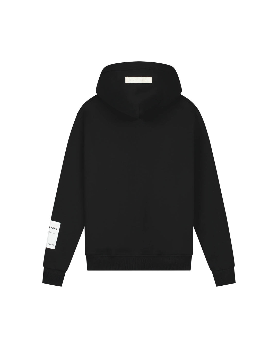 Label Hoodie - Zwart