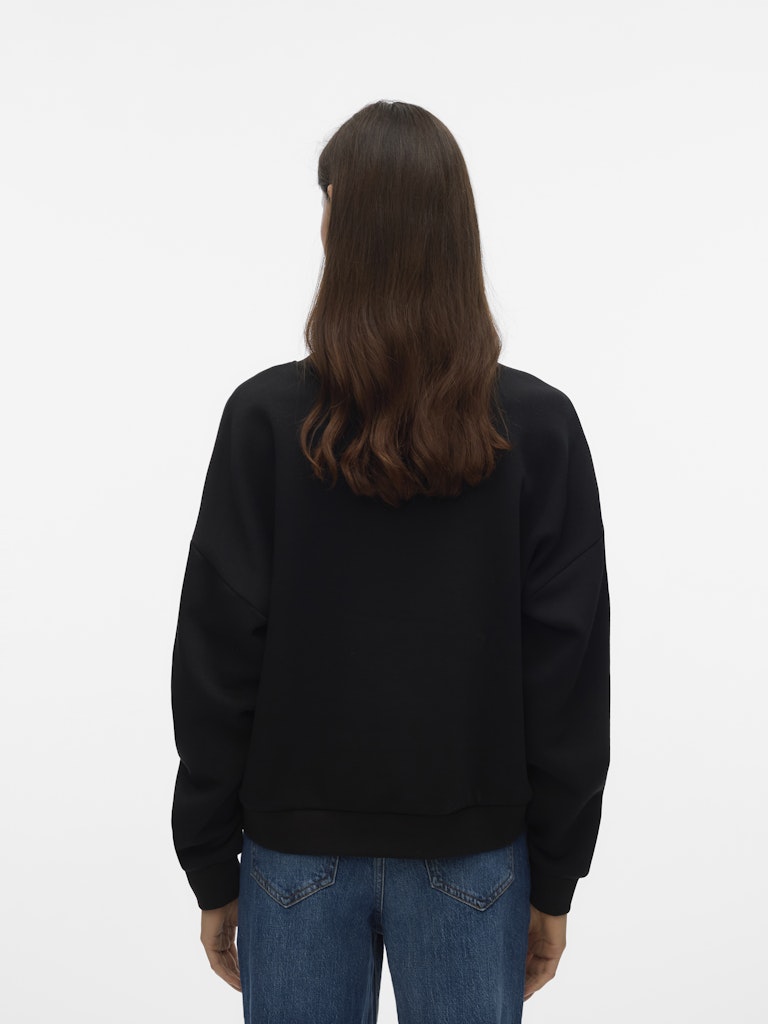 Vmlotte Trina Ls Sweat Box Ga Bf - Zwart