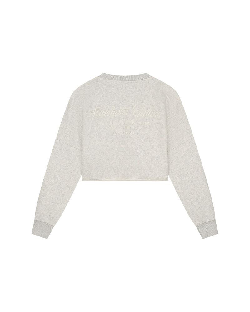 Croppes Gallery Sweater - Grijs Melee