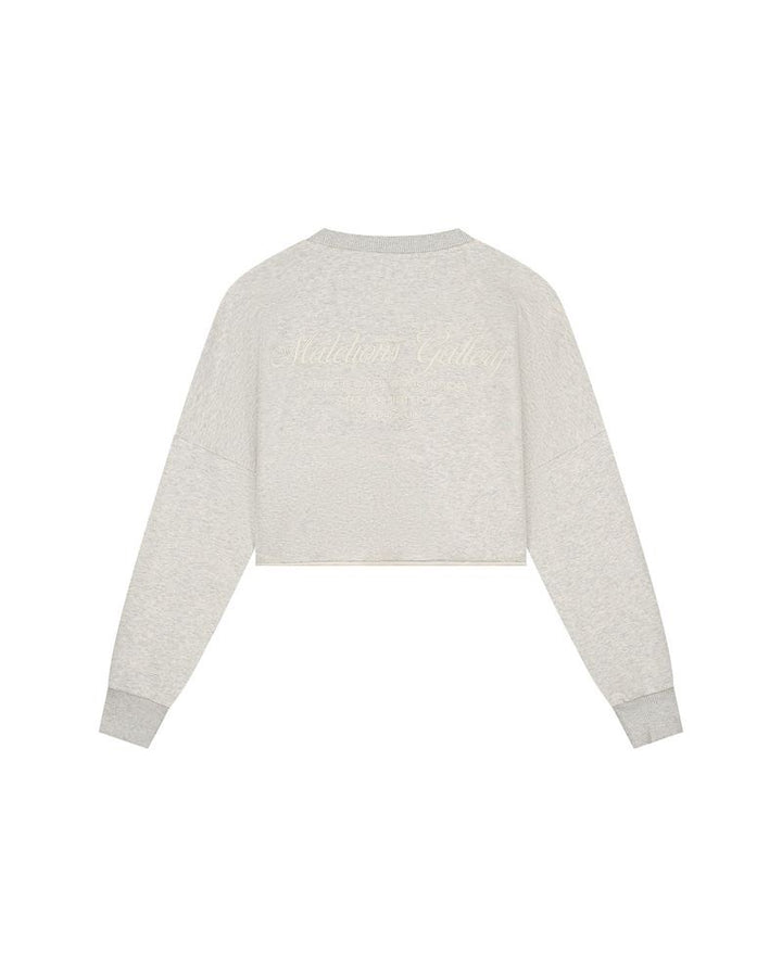Croppes Gallery Sweater - Grijs Melee