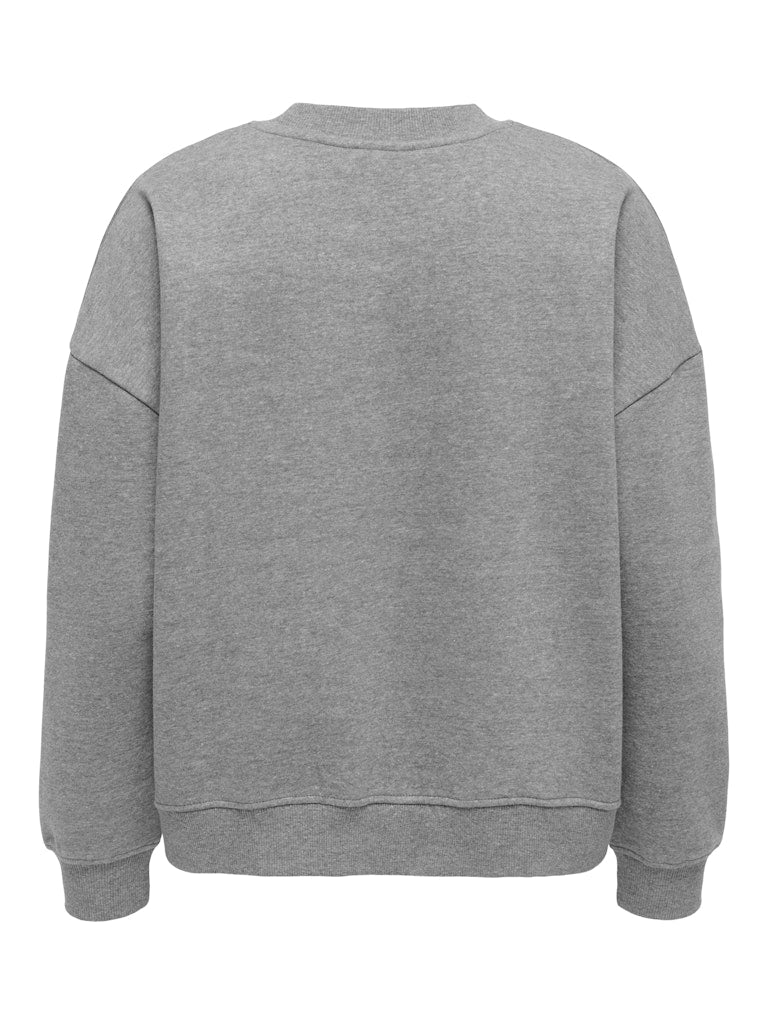 Jdycanoa L/s Emb Sweat Jrs Noos - Grijs Dessin