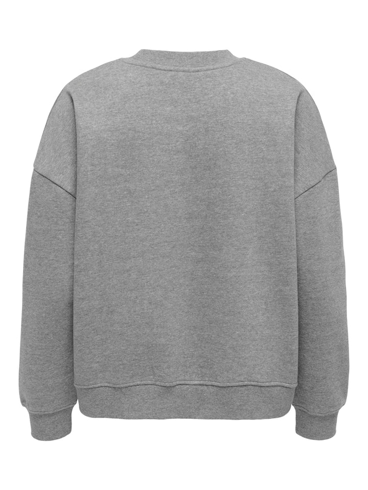 Jdycanoa L/s Emb Sweat Jrs Noos - Grijs Dessin