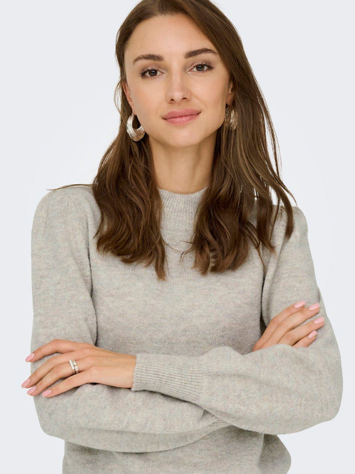 Jdyrue Life L/s Pullover Knt Noos - Zand