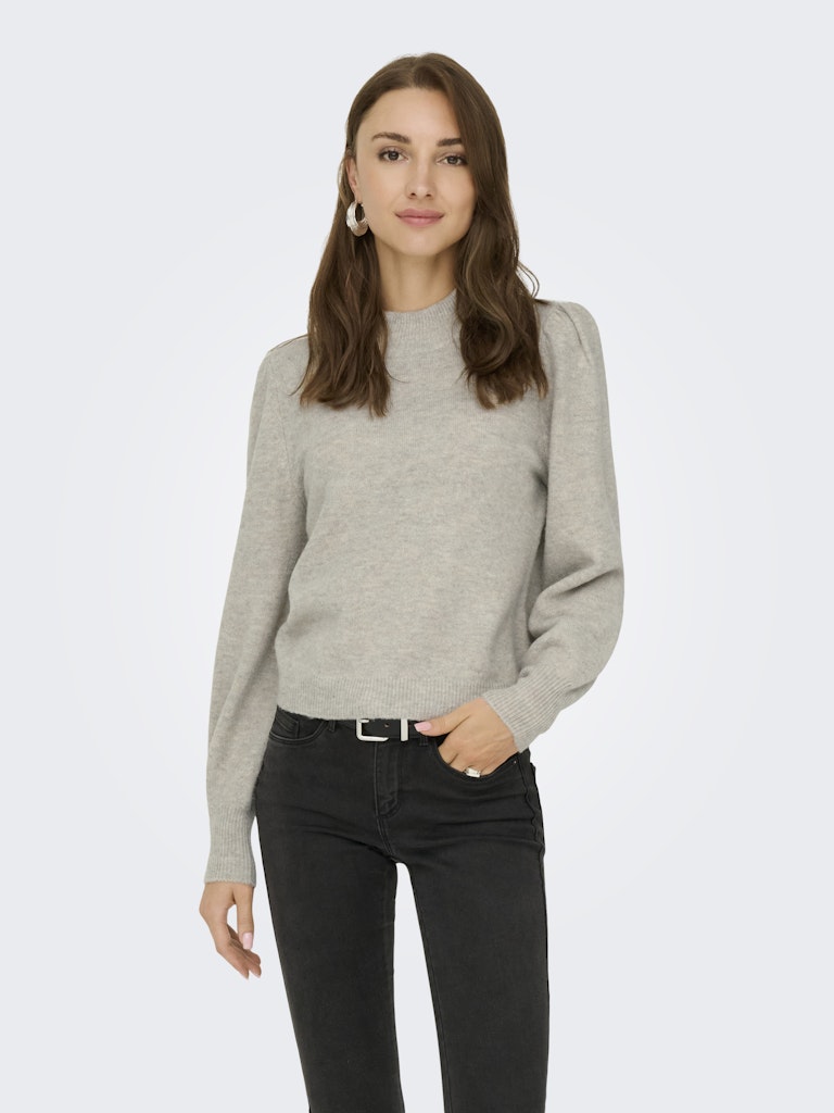 Jdyrue Life L/s Pullover Knt Noos - Zand