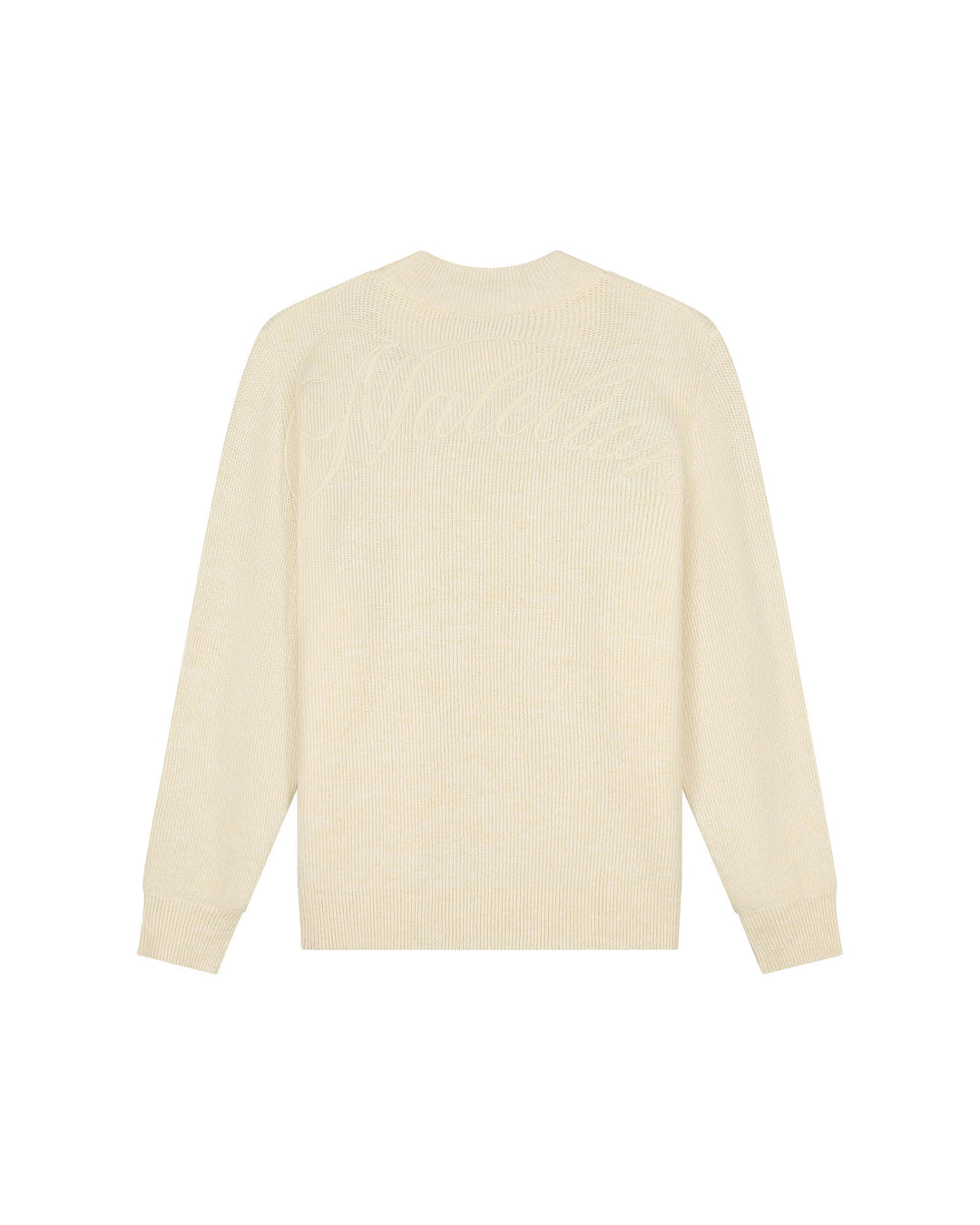 Oversized Knit Sweater - Beige