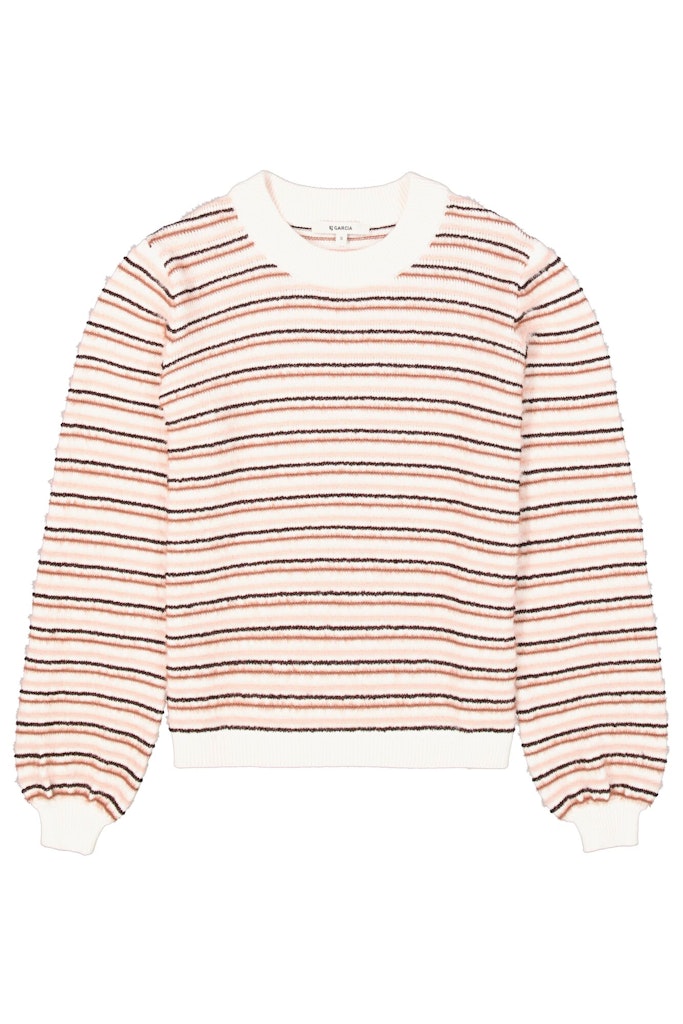 Trui Streep - Ecru Dessin