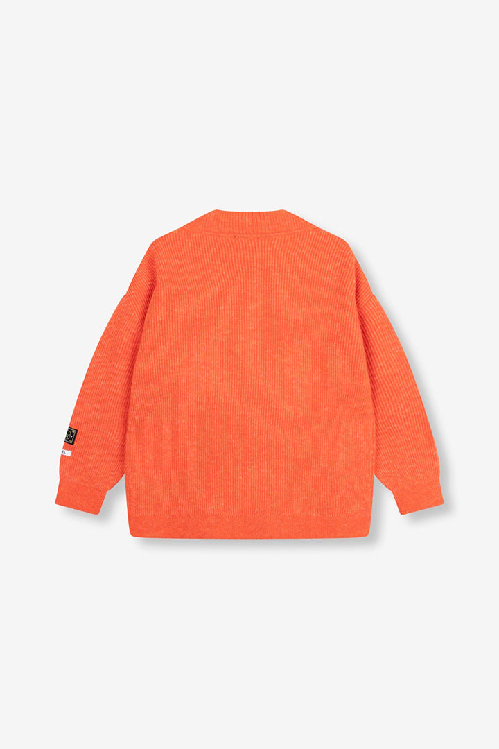 V-neck Pullover - Oranje