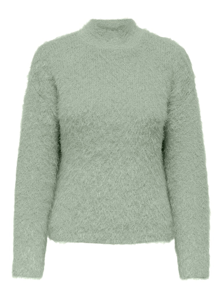 Onllulu Ls Rib Highneck Cc Knt - Mint