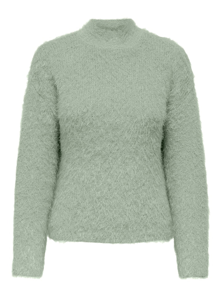 Onllulu Ls Rib Highneck Cc Knt - Mint