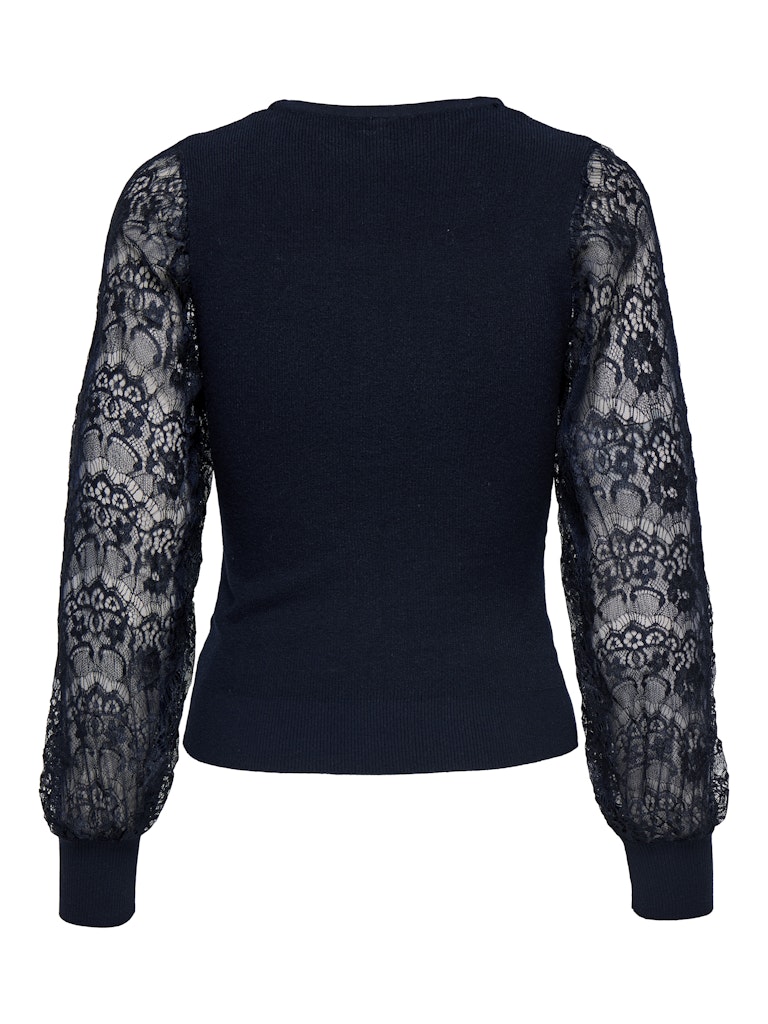 Onlperry Life Ls Mix O-neck Knt - Navy