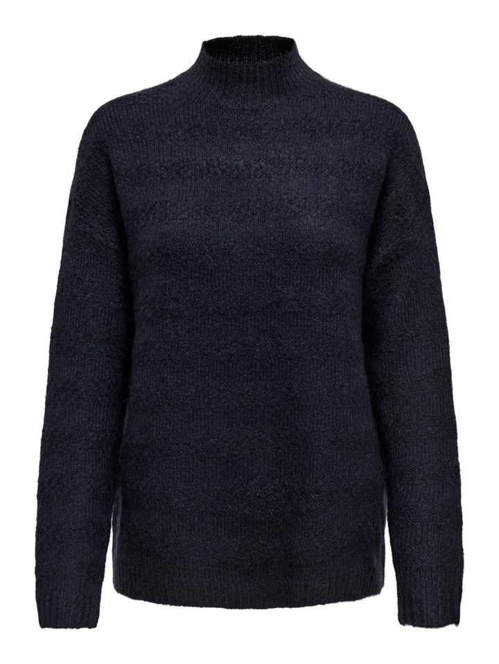 Onlklarisa Life Ls Highneck Bf Knt - Navy