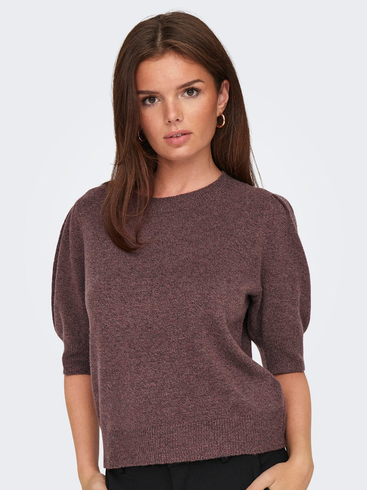 Onlrica Life 2/4 Pullover Knt Noos - Bordeaux