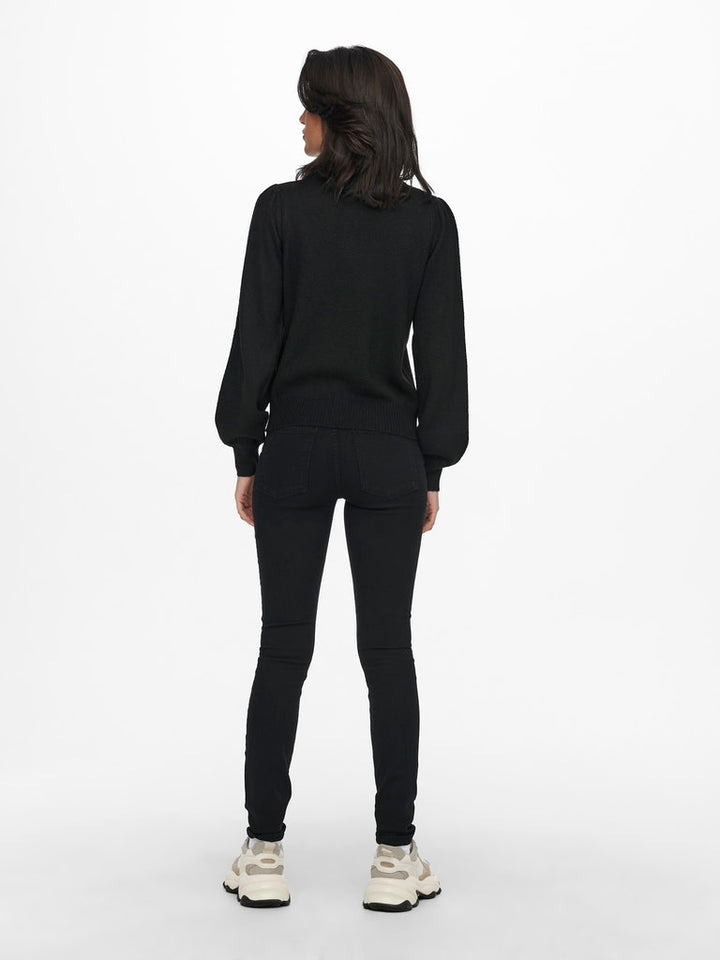 Jdyrue Life L/s Pullover Knt Noos - Zwart