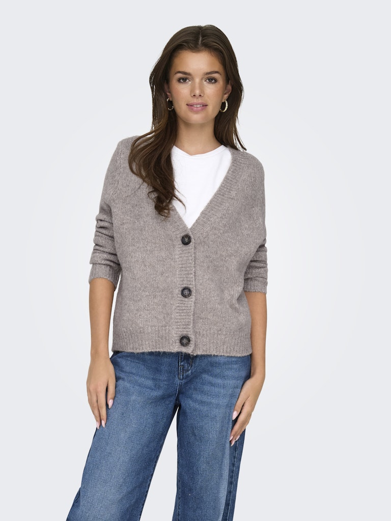 Onlzoey L/s Regular Cardigan Knt No - Zand