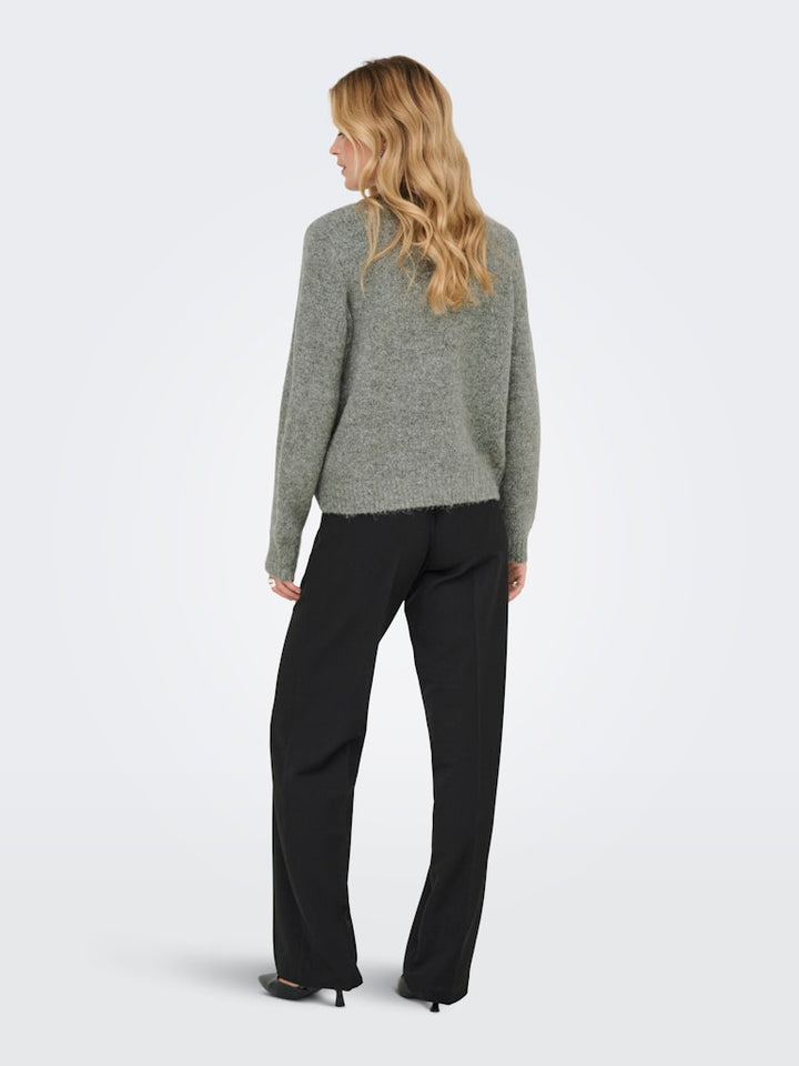 Onlzoey L/s Regular Cardigan Knt Noos - Groen Melee