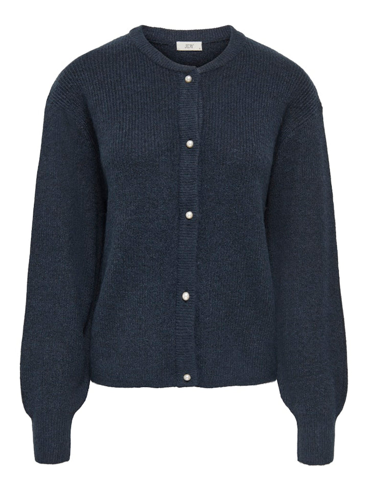 Jdylumi Life L/s Button Cardiga Knt Noos - Navy