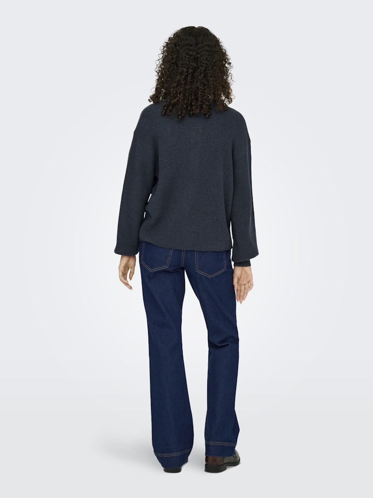 Jdylumi Life L/s Button Cardiga Knt Noos - Navy