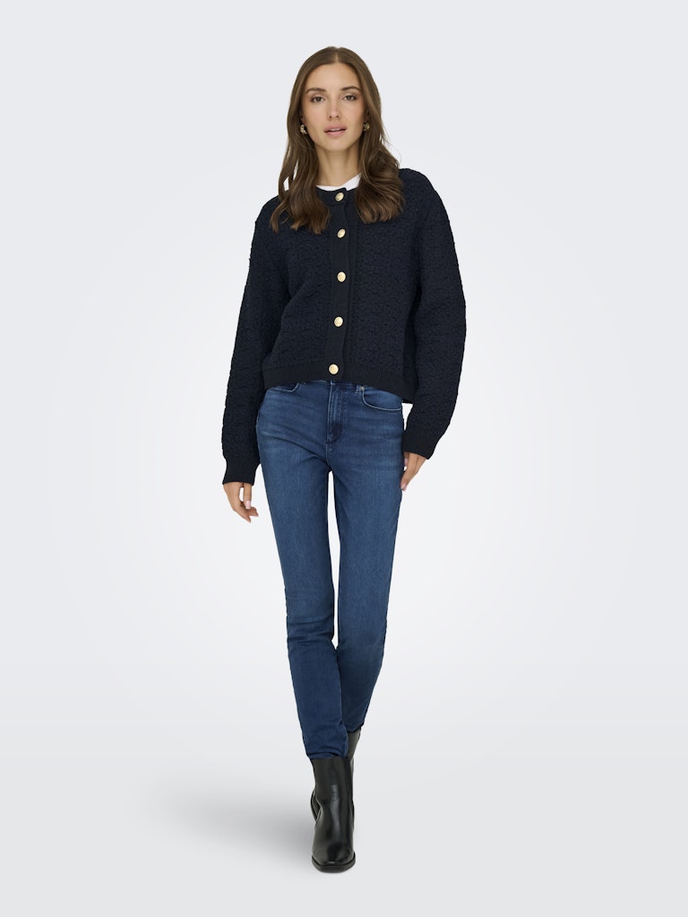 Jdyjonna Life L/s Cardigan Knt - Navy