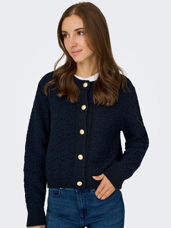 Jdyjonna Life L/s Cardigan Knt - Navy