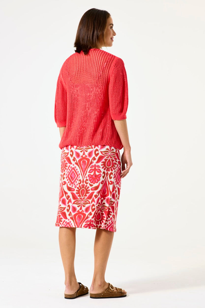 Garcia - Gebreide vesten - 4249.40.0001 - Rood