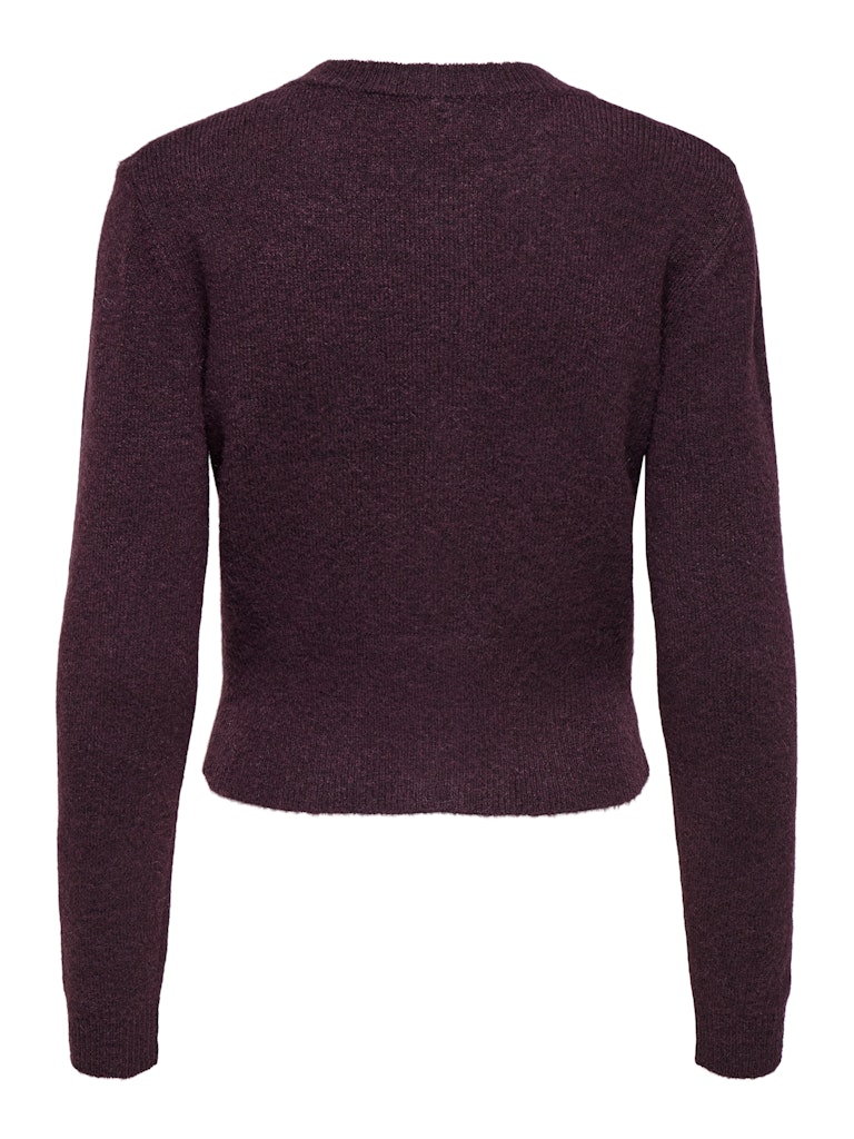 Onlhavanna Ls Button Cardigan Knt - Bordeaux