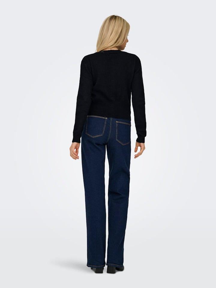 Onlhavanna Ls Button Cardigan Knt - Zwart