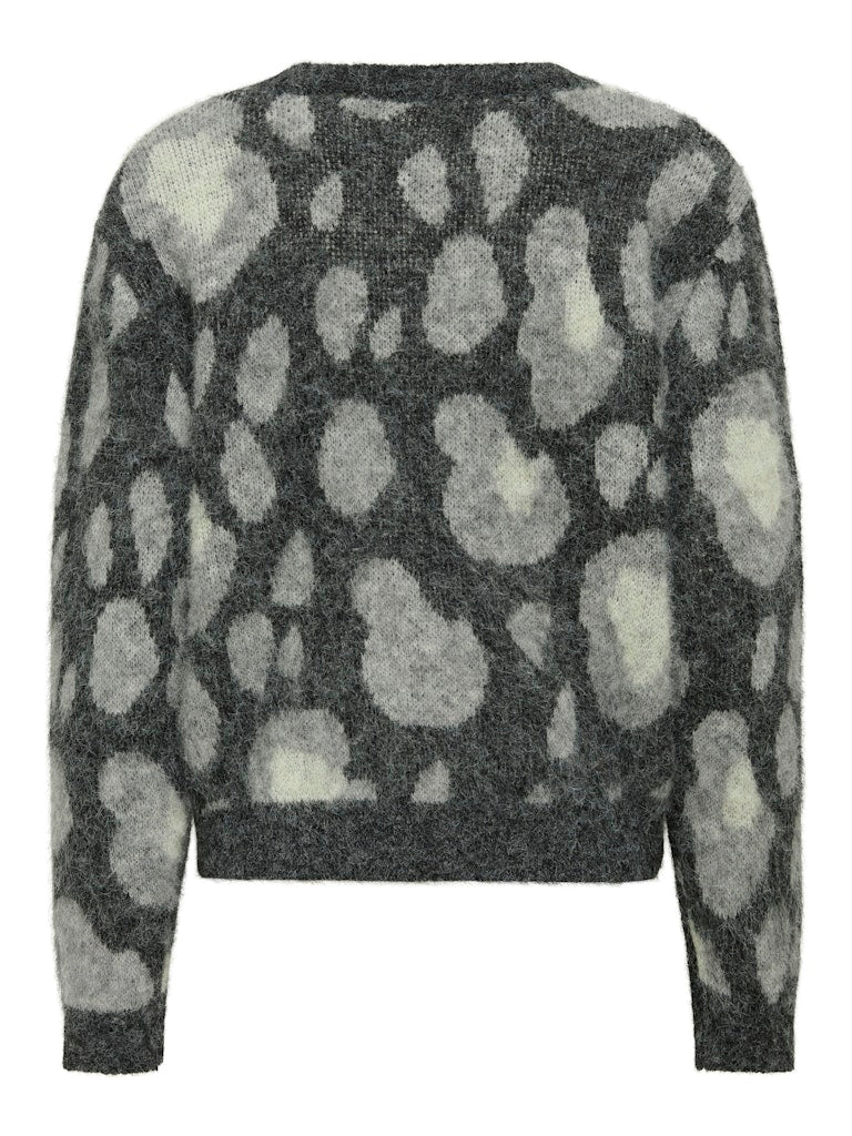 Onledelie Life Ls Jq Cardi V-neck Knt - Grijs Dessin