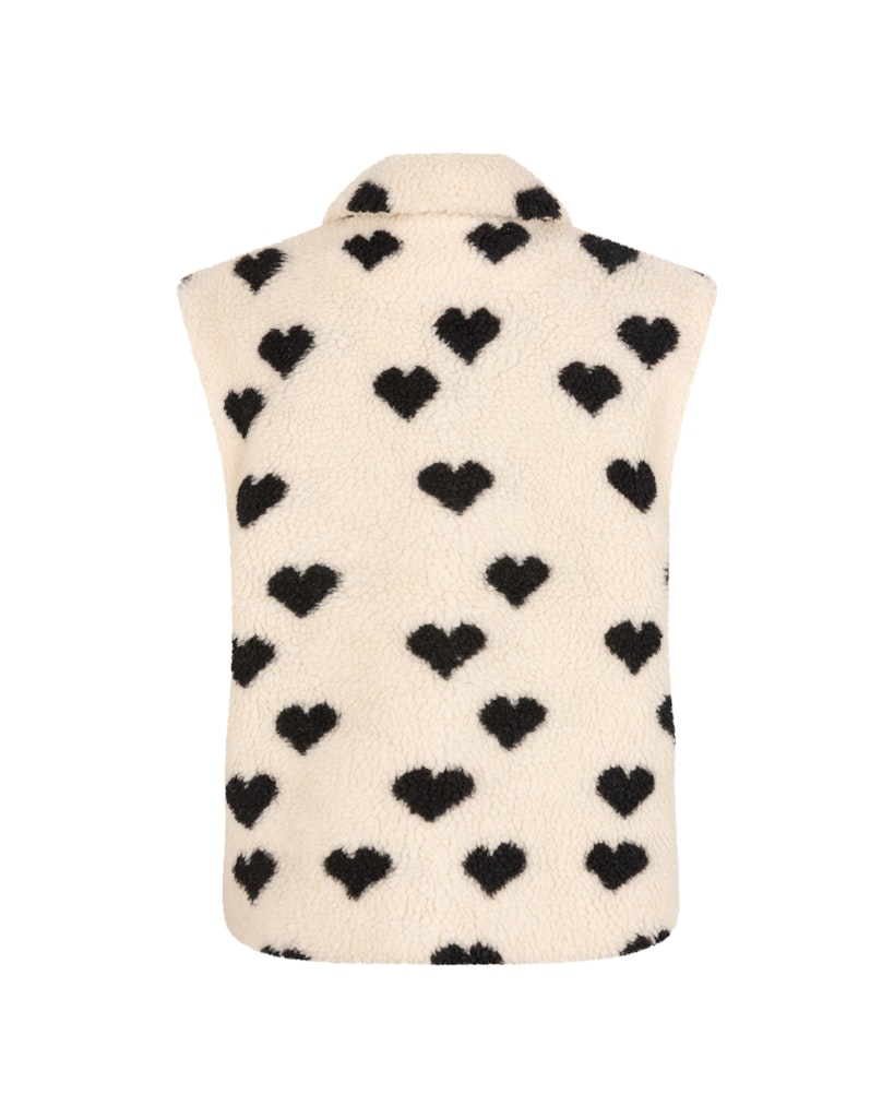 Gilet Beatrice - Ecru Dessin