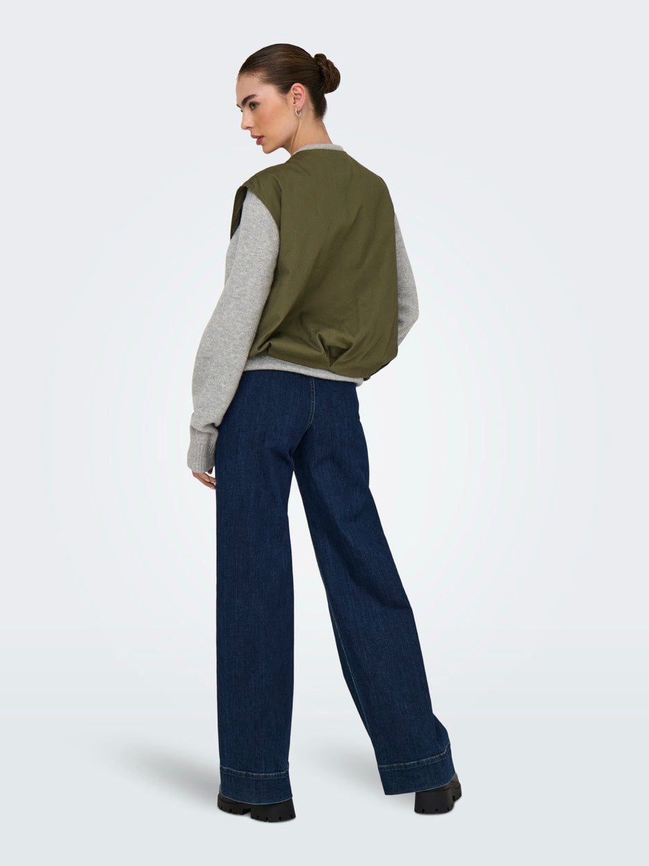 Onlstine Waistcoat - Army