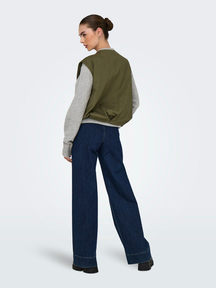 Onlstine Waistcoat - Army