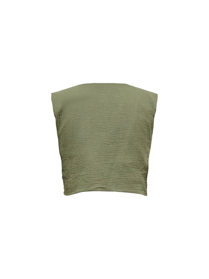 Onlthyra Sl Emb Vest Wvn - Groen Dessin