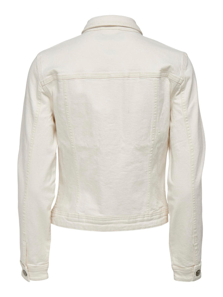 Onltia Dnm Jacket Col Pim Noos - Ecru