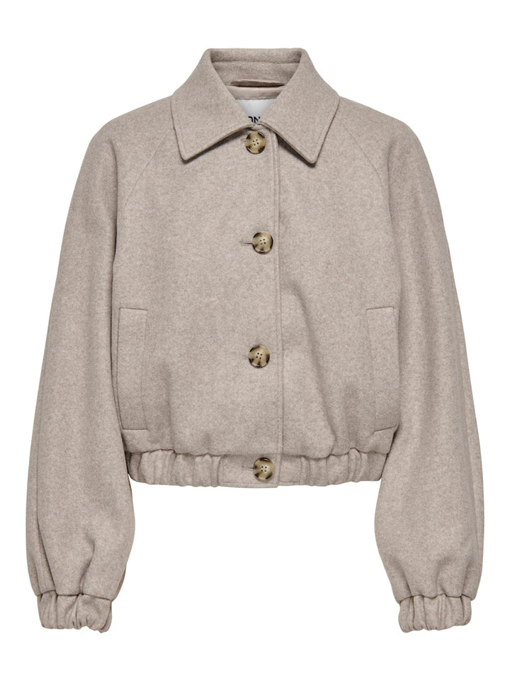 Onlnancy Life Collar Jacket Cc Otw - Zand